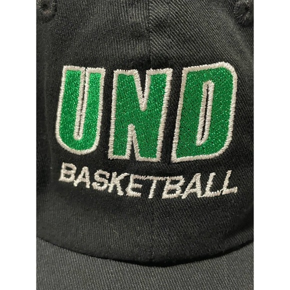 Adidas North Dakota Fighting Hawks Basketball Baseball Cap NCAA Strapback Hat - Picture 5 of 5